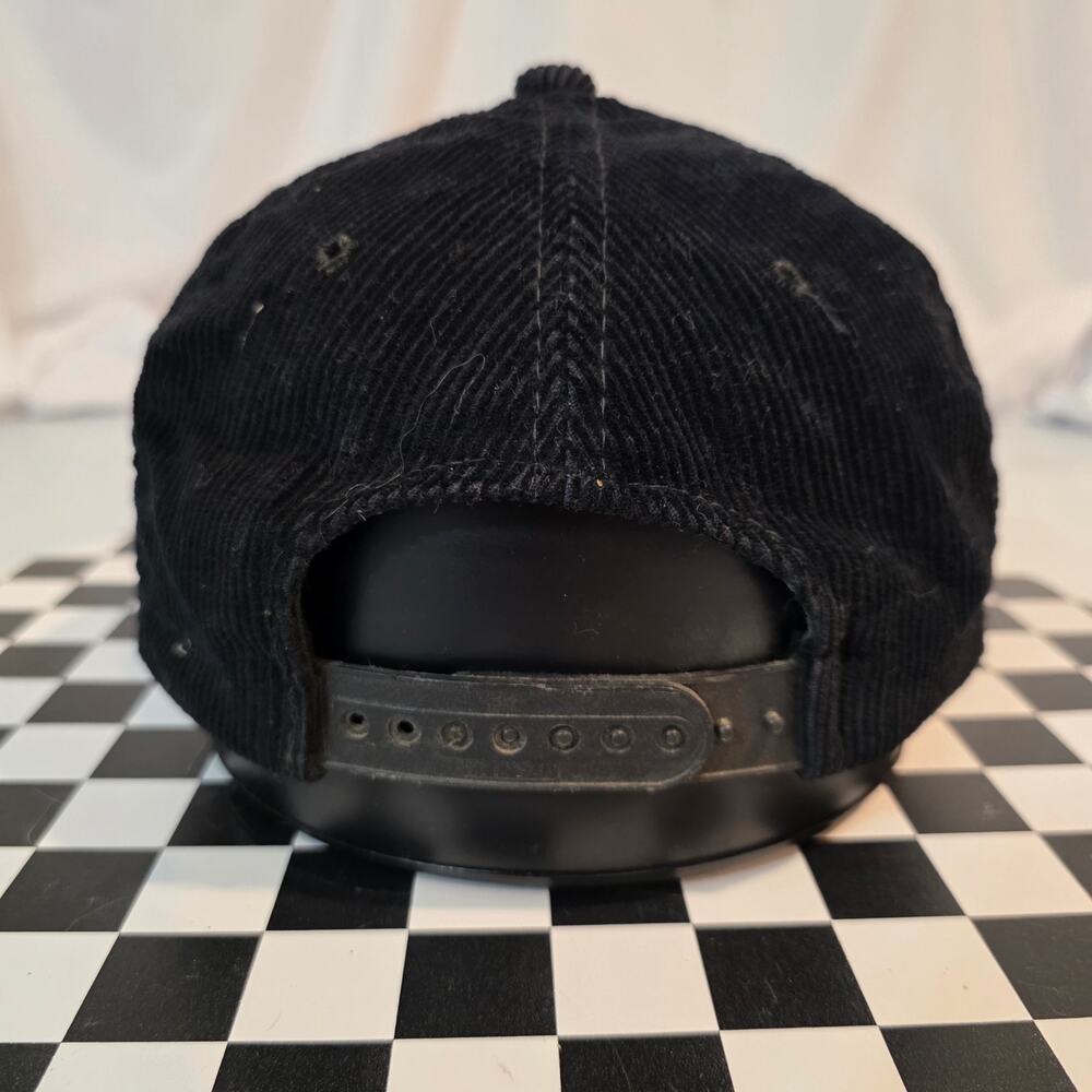 Vintage Corona Extra‎ Black Corduroy Spellout Rope Snapback Hat OSFA - Picture 4 of 7